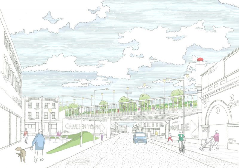 Camden Highline: the public park in the sky